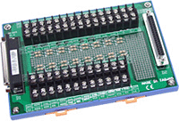 DB-1825 具有1路37针D型连接器用于PCI-1802的端子板