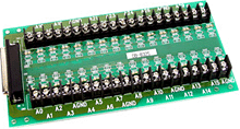 DB-8325 带1米 D型 37 芯电缆的螺钉端子板