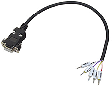 CA-0903 9针D型母连接头和 RS-232接口电缆,30厘米