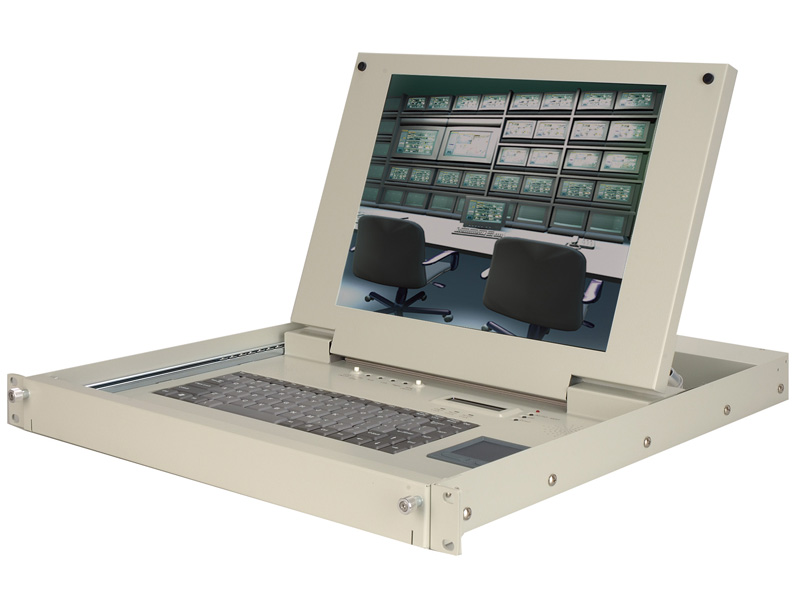 LKM-927G 1U高度抽拉式17寸LCD键盘鼠标音箱控制平台
