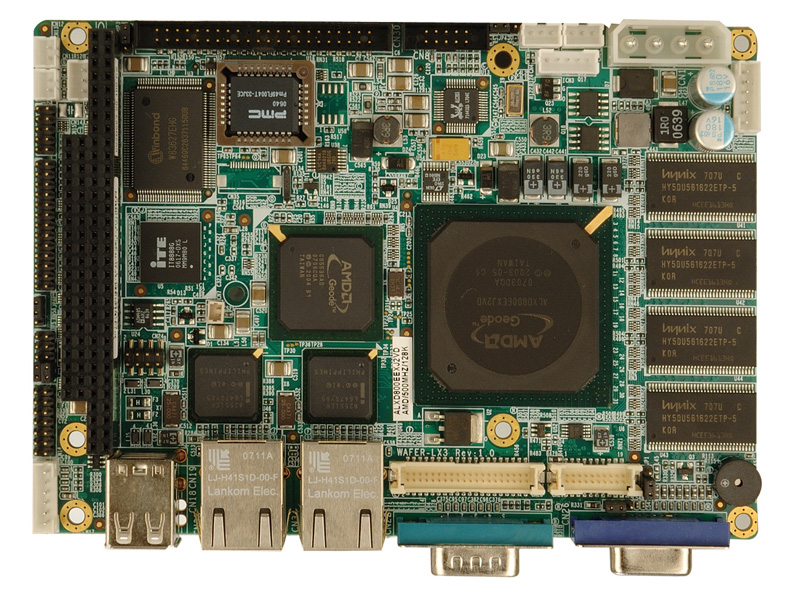 WAFER-LX3 板载AMD LX-800的3.5寸嵌入式主板板载内存